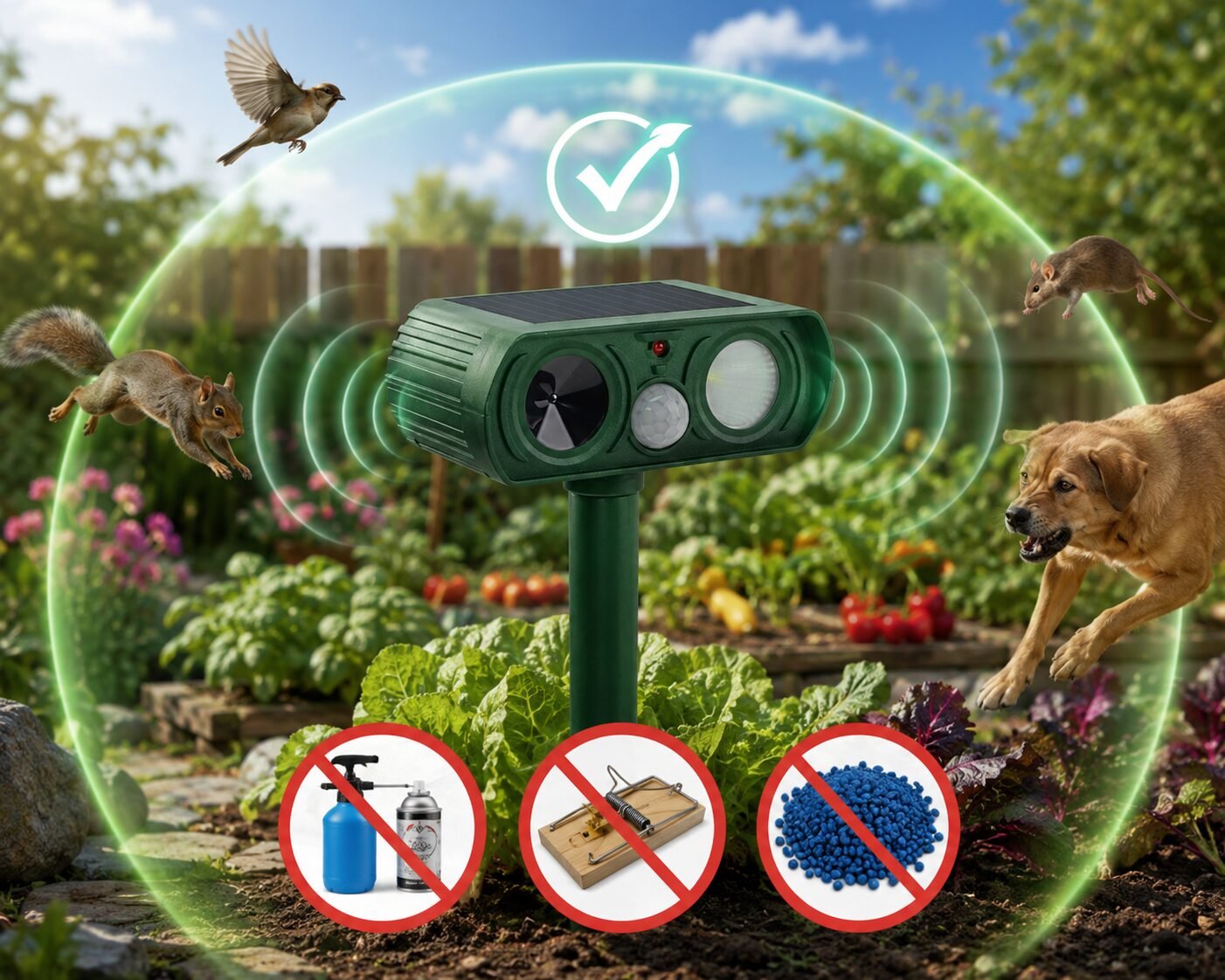 Solarni rastjerivač - riješi problem sa štetočinama bez hemikalija