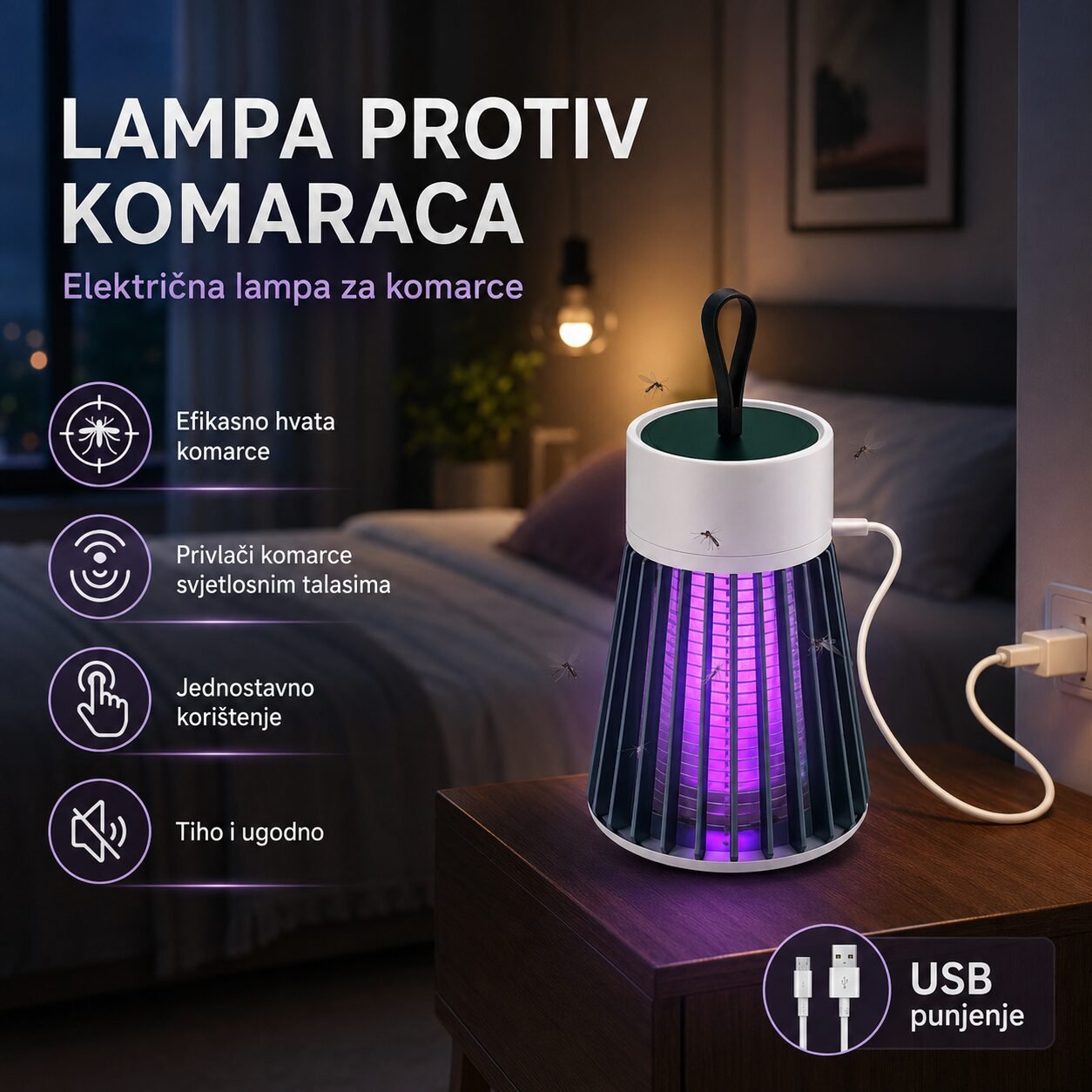LED UV lampa protiv komaraca